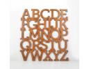 Bamboo Alphabet Letter Modern Typography Nursery Wall Decor - ZWO3360