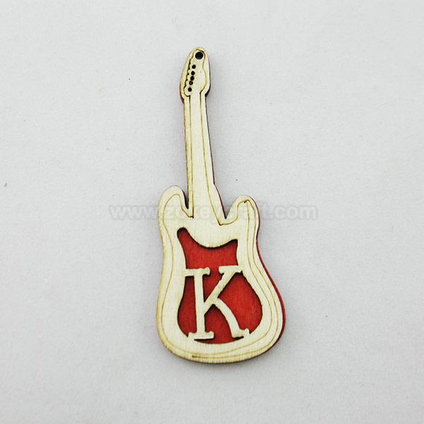  Custom Wooden keychain various colors scroll saw » ZWO3367