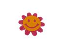 YIWU ZOKEY CRAFT CO., LTD: Smiling sun design Art Non-woven palcemat - ZRC1832