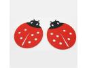 Ladybug design non-woven safe ornaments for baby - ZRC1843