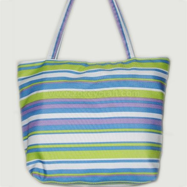 2013 canvas stripe beach bag » ZB-1601