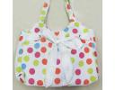2013 New arrival beach bag with dots printed - ZB1625