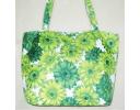 Hot sale beach tote bag with daisy flowers printed - ZB1617