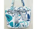 Waterproof canvas beach bag with bowknot - ZB1619