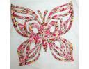 Colorful Butterfly design cup palce mat - ZWC1820