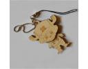 Wood laser carving pendant with cute Chopper shape - ZWO1806