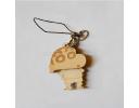Wooden laser carving key chain with Crayon Shin-chan shape - ZWO18013