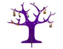 Purple Acrylic Ring Tree for earrings and rings - ZAO2306
