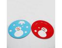 Christma coaste pot pad table mat in two layer - ZFC-12023